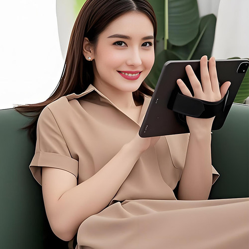 单手拿平板，粘贴不掉，旋转底座