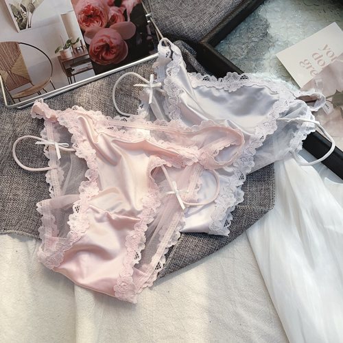 甜美性感蕾丝女生内裤法式少女
