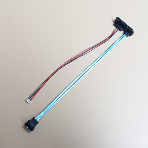 英特尔NUC8电源线数据一体线小5pin1.25接口SATA线正弯反弯改装线