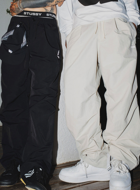 STA2025秋季海训尼龙纯色轻户外机能长裤宽松休闲轻薄