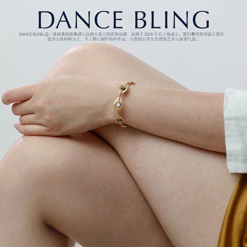 DANCEBLING14K包金绕线手工手镯