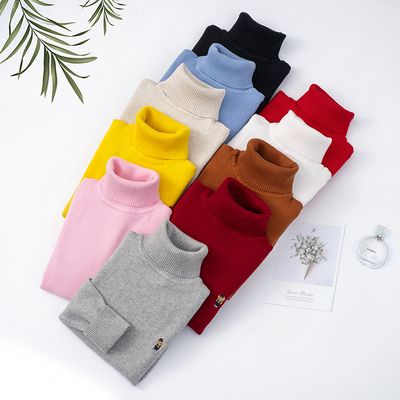 儿童高领毛衣加绒加厚正在打底衫