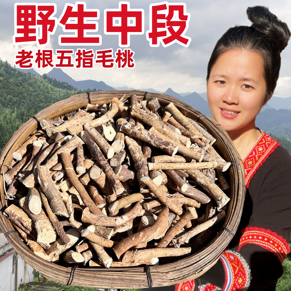 野生五指毛桃根老根中段中药材特级新鲜干货煲汤泡酒煲水五爪龙