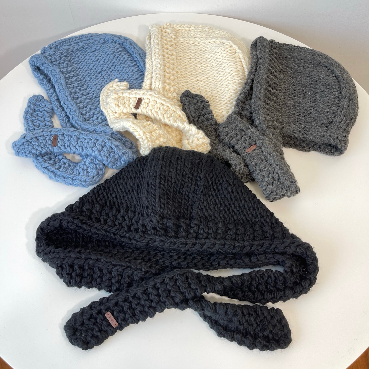 2025韩国东大门代购ins复古巴拉克拉法帽粗毛线针织帽渔夫帽百搭