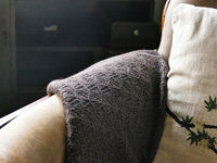 Momo's spring and autumn cheongsam is paired with a retro and artistic hollowed-out wool scarf shawl thumbnail 8
