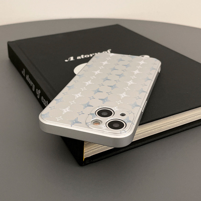 满屏渐变银四角星◆Mobile