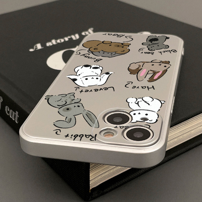 HERHER ◆ 熊兔可爱玩耍英文 ◆ Mobile Case