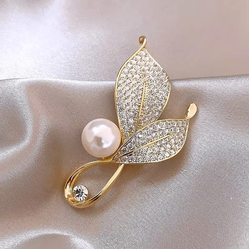 奥特莱斯品牌折扣店撤柜清仓捡漏轻奢鱼尾珍珠胸针outlets女配饰1