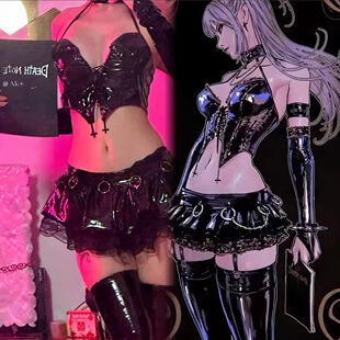 暗黑风小恶魔短裙制服魅魔万圣节服装cos女装节日氛围感穿搭战袍