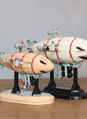 前苏联基洛夫鲨鱼飞艇模型铁艺