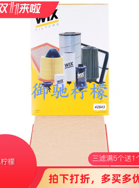 维克斯WIX空气滤清器 空滤芯42843适用于克莱斯勒300C（04-10款）