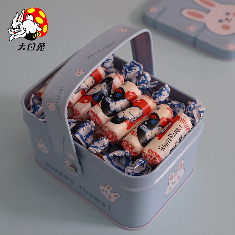 上海大白兔奶糖120g年货糖果礼盒罐装原味冠生园软糖伴手礼小零食,零食/坚果/特产,奶糖,淘宝优惠券,粉丝福利购,淘宝优惠卷