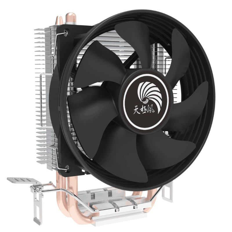 a100双热管铜管cpu散热器1150fm2