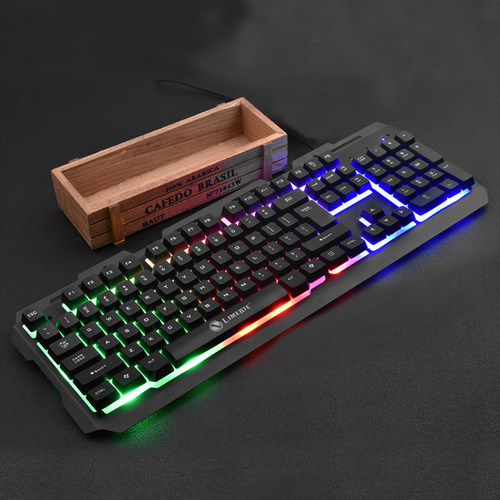 limeide力镁k20发光usb有线键盘