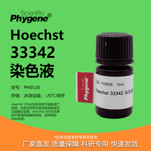 Hoechst 33342 染色液 实验试剂 10mL PH0528 飞净/PHYGENE
