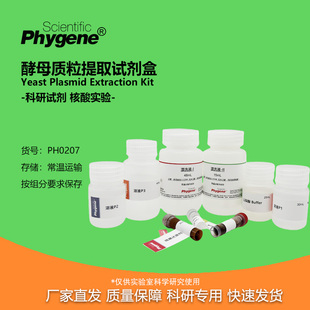 PH0207 酵母质粒提取试剂盒 Yeast Plasmid Kit 实验专用 Phygene