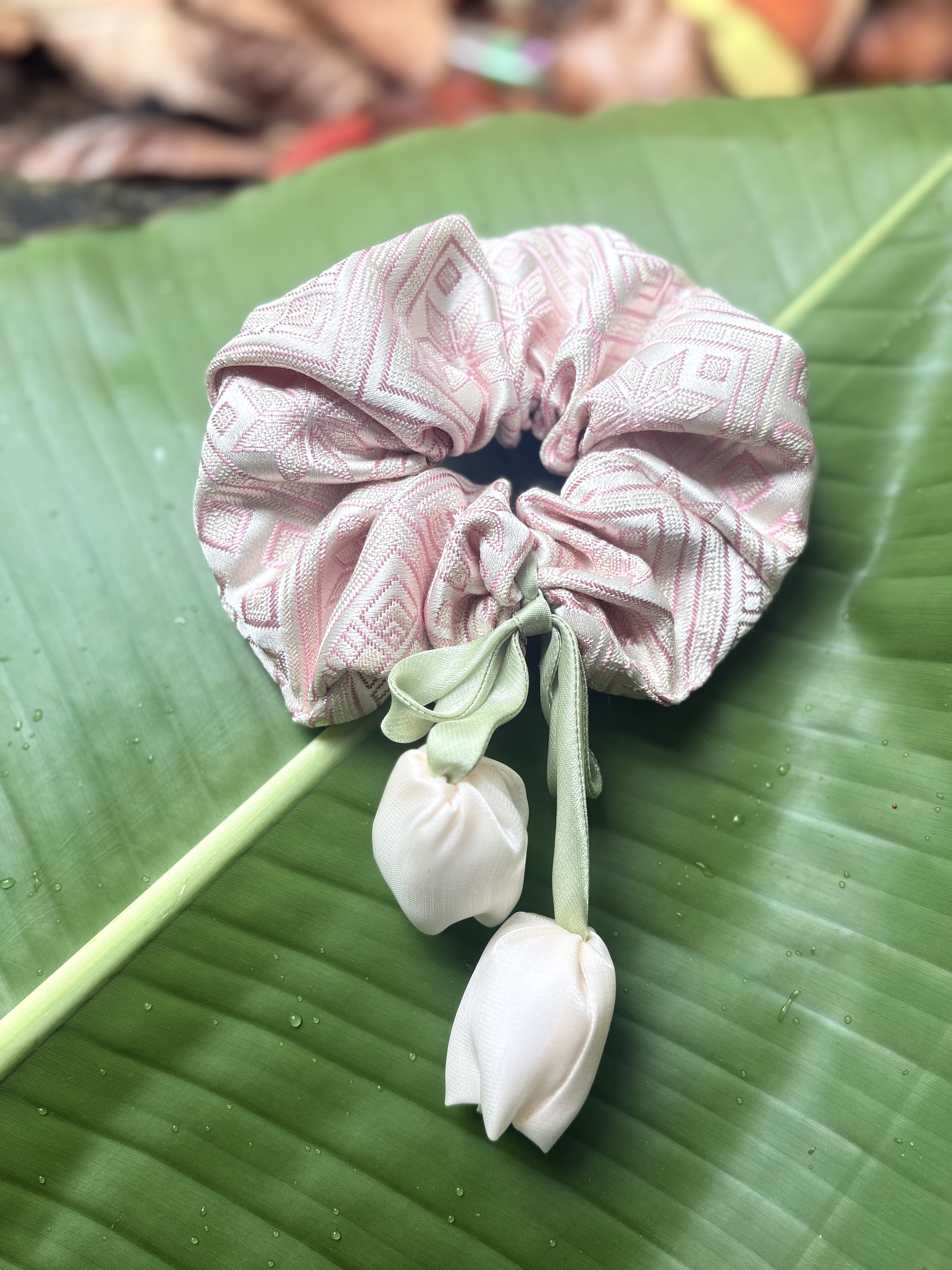 非遗壮锦大肠发圈