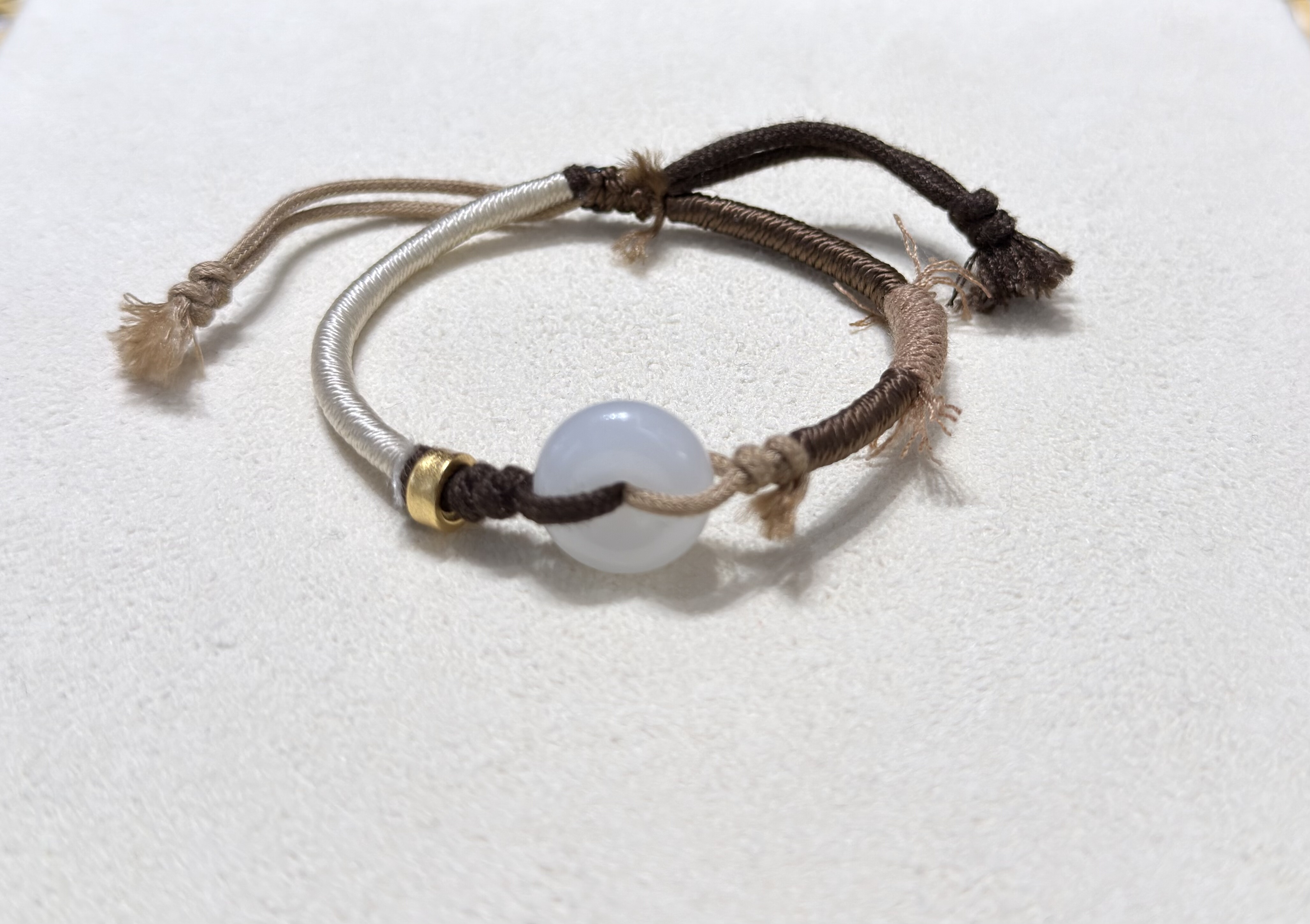 一念•设计「知许」国风新中式和田玉编绳手链,珠宝/钻石/翡翠,手饰,淘宝优惠券,粉丝福利购,淘宝优惠卷