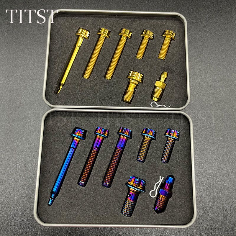 速发TITST爱得利 AK 对力屋 布 车二对四卡钳钛合金螺丝套装送R销