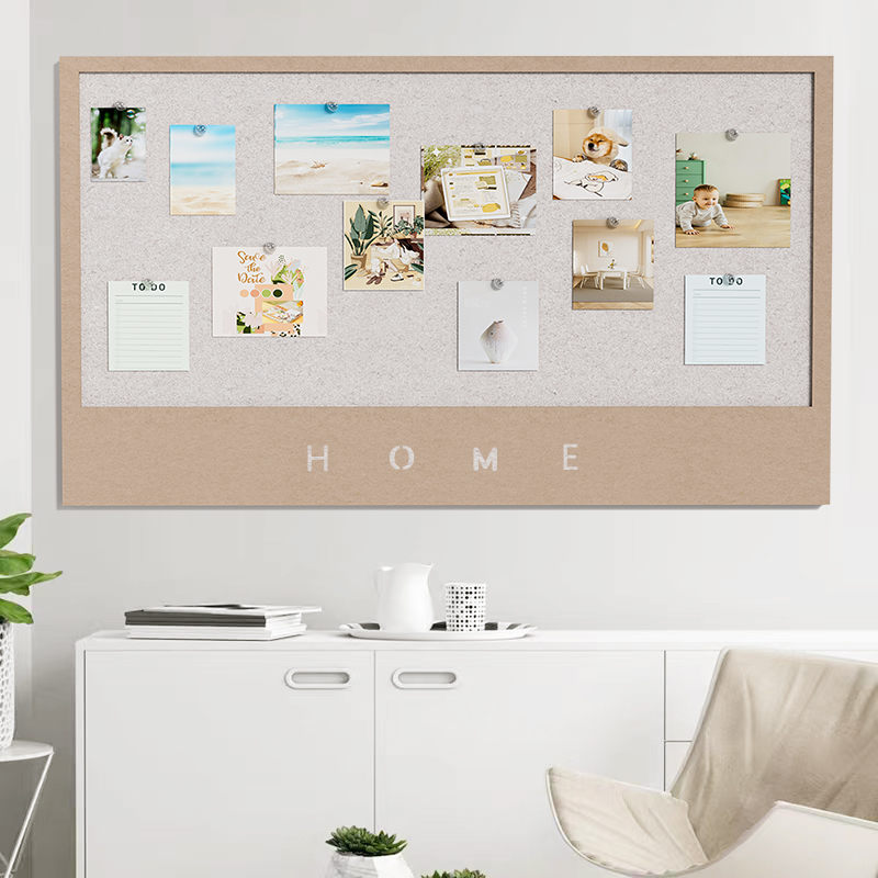 速发照片墙背景板作品展示家庭客厅毛留墙贴软木高级感无痕钉免儿