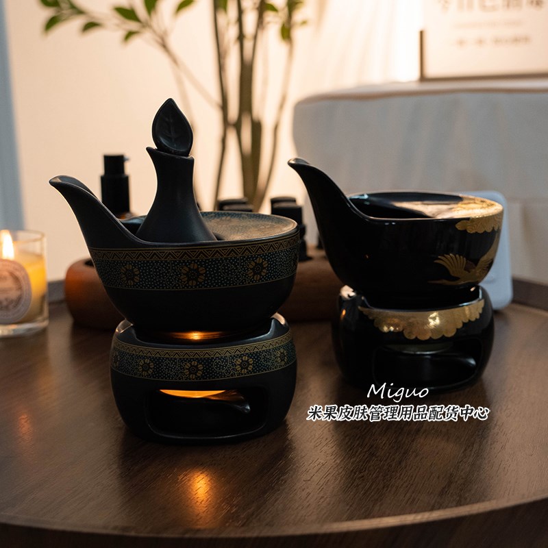 速发炉式按摩精油加热泰院spa熏香香薰灯香量炉大容薰热精油