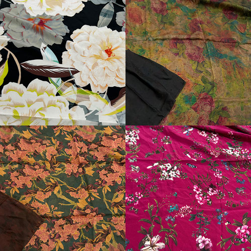 蚕之语桑蚕丝服装零布料花色面料