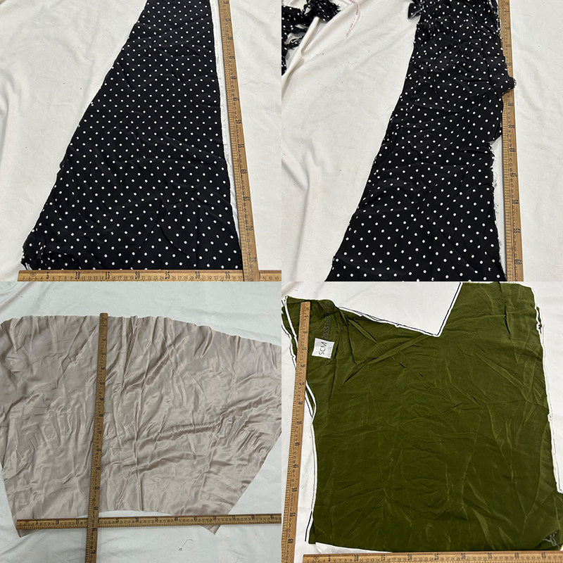 蚕之语●桑蚕丝布料20260602A#真丝双绉素绉缎服装刀口布料称斤售