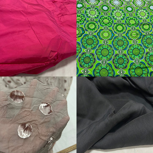 桑蚕丝各类真丝混纺服装床品零料