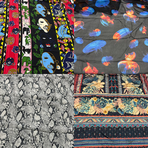 蚕之语桑蚕丝服装零布料花色面料