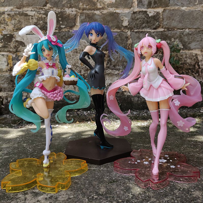 初音未来手办动漫二次元美少女娃娃玩偶景品模型少女樱周边 玩具
