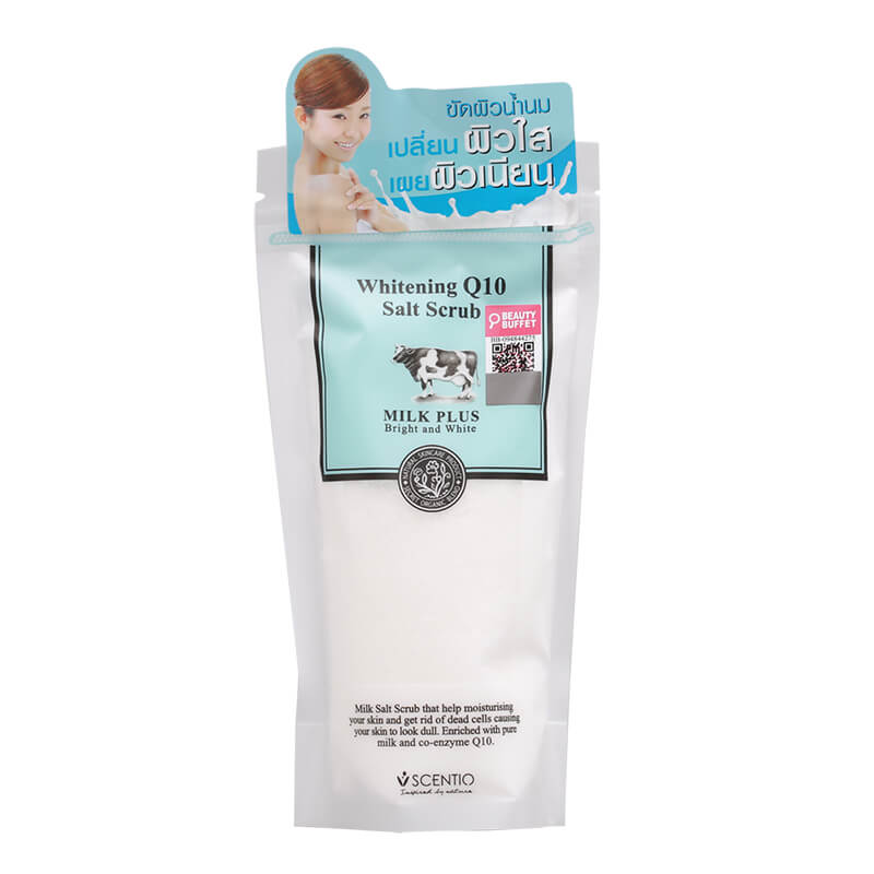 泰国浴盐Beauty buffet 牛奶胶原蛋白Q10海盐身体磨砂膏300g