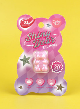 泰国Cathy Doll 凯西娃娃闪亮小熊保湿唇釉唇膏1.1g