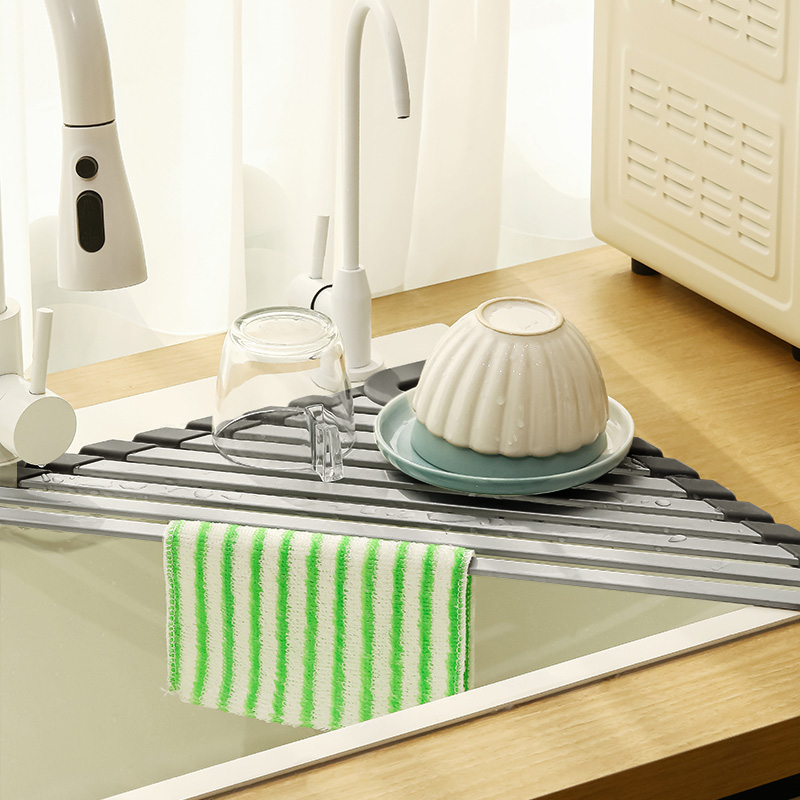 厨房水槽置物架多功能沥水架三角