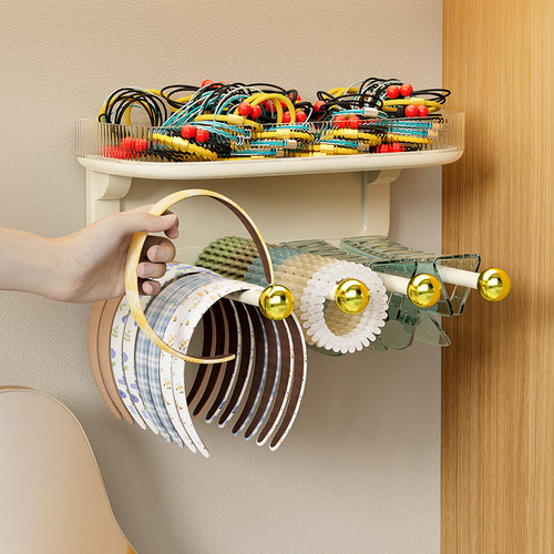 发箍收纳神器浴室墙上饰品架子