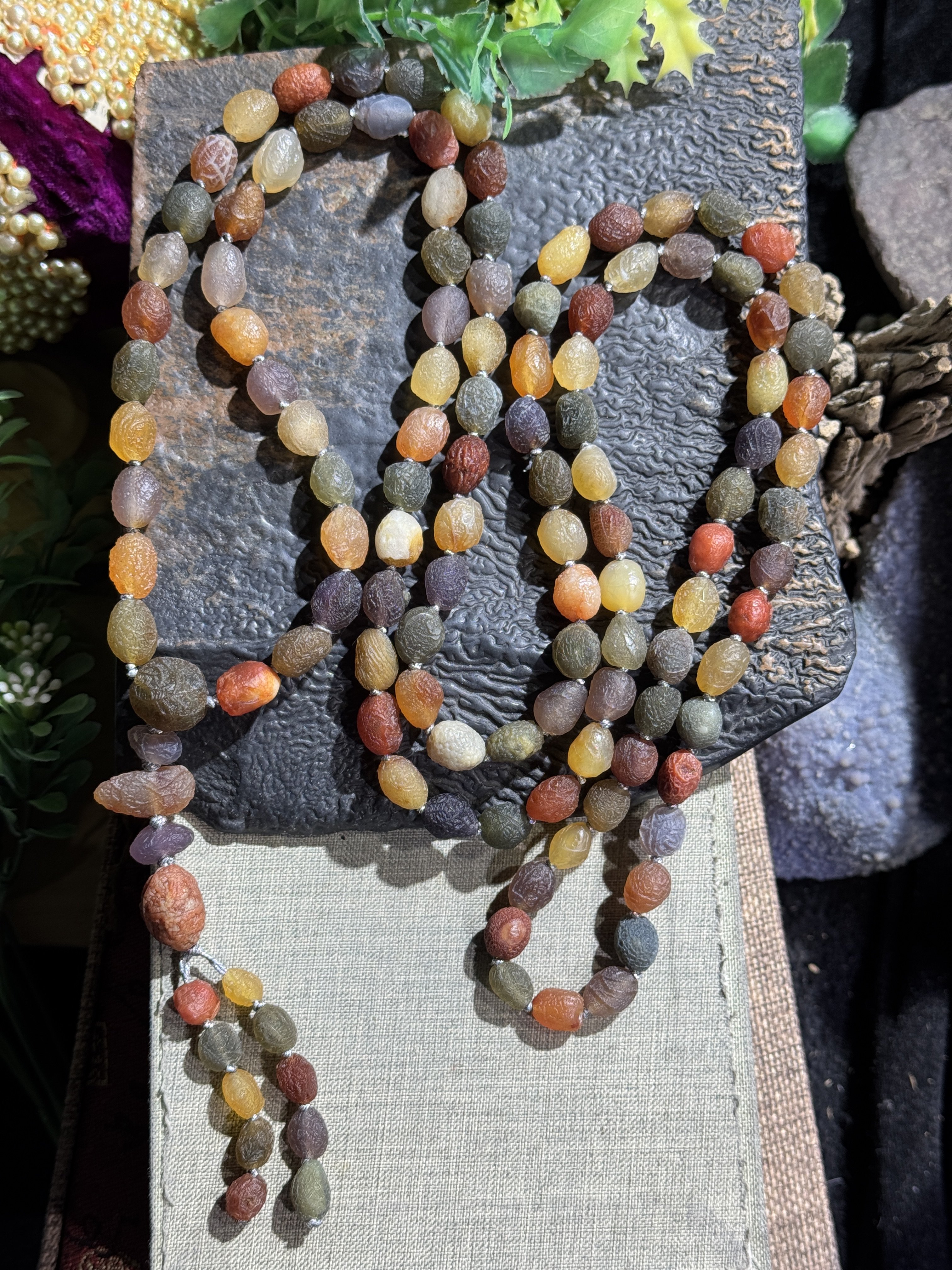 葡萄干玛瑙项链 筋脉葡萄干玛瑙 阿拉善葡萄干玛瑙