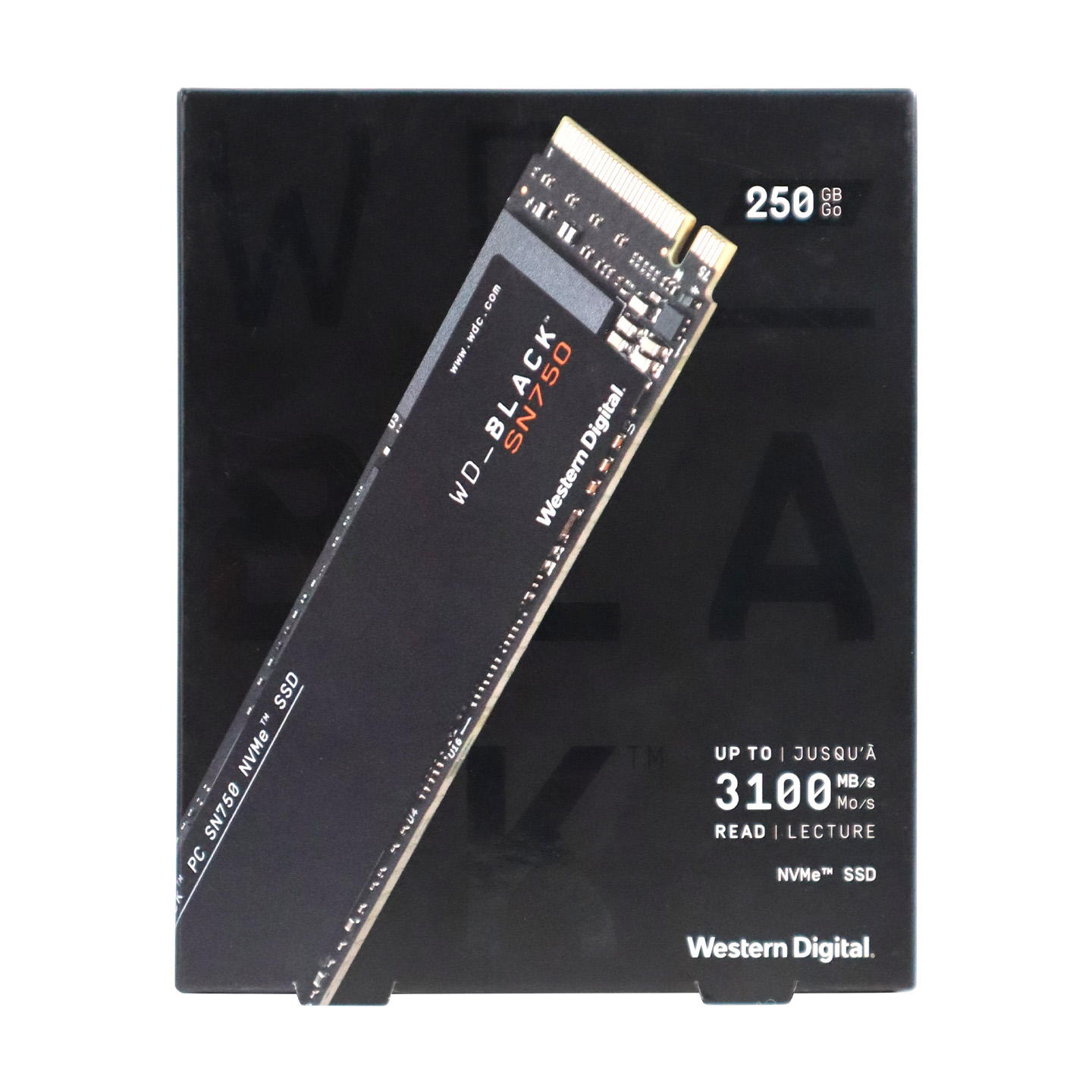 WD/西部数据 SN750/350/580 250G/960G/1T NVME笔记本M.2固态硬盘