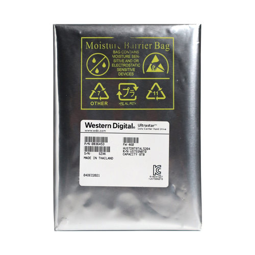 WD/西部数据 HUS728T8TAL5204 HC320 3.5寸8T企业级SAS服务器硬盘