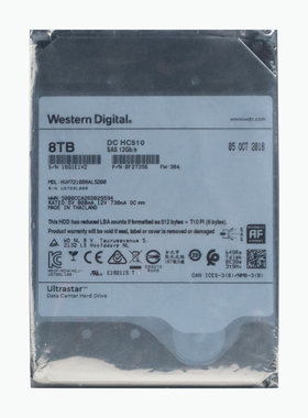 WD/西部数据8TB7.2KSAS服务器