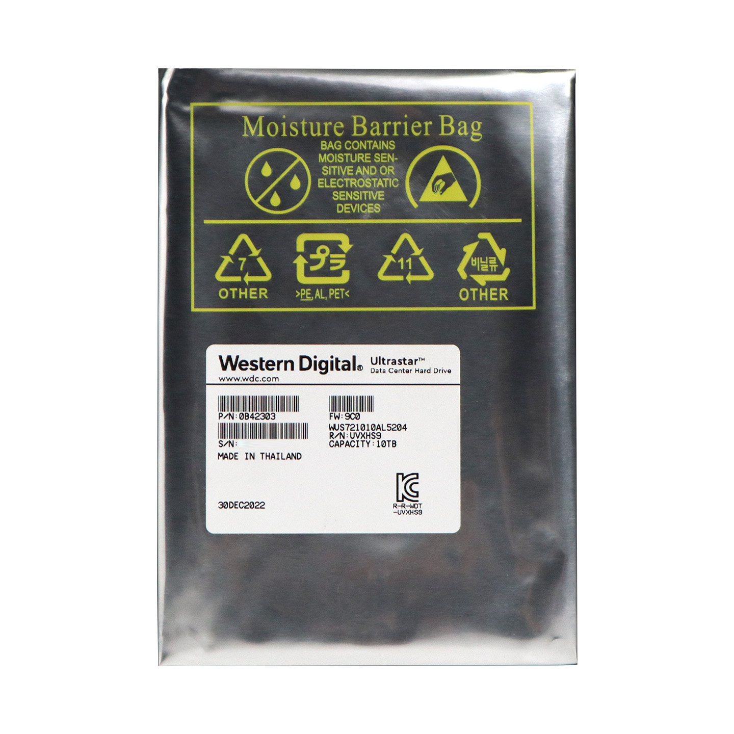 WD/西数HC330 WUS721010AL5204 3.5寸企业级SAS服务器硬盘10TB