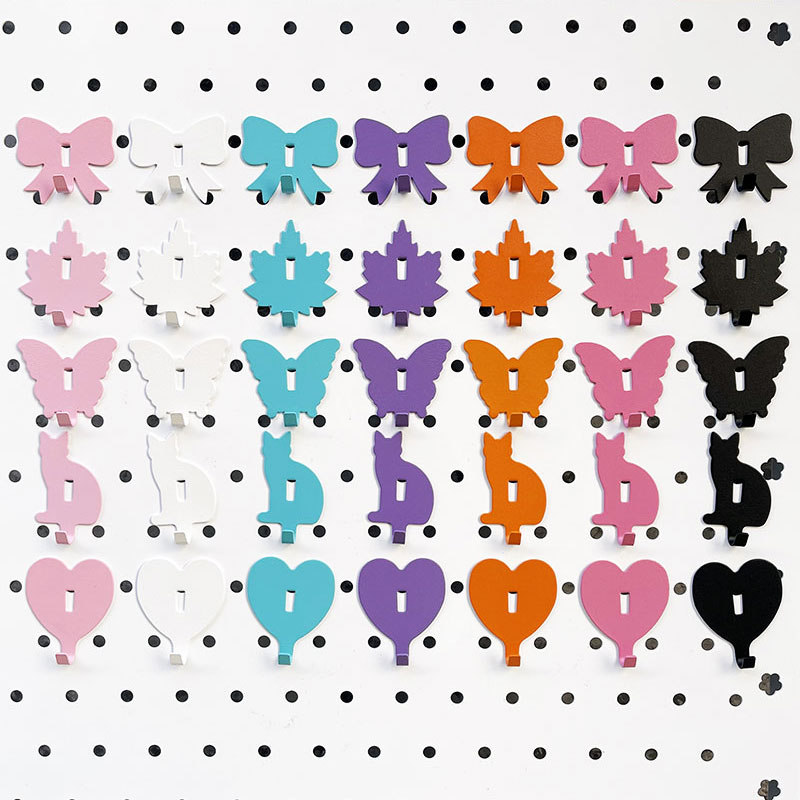 6mm洞洞板挂钩少女卡通收纳配件