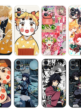 鬼灭之刃手机壳适用荣耀500/400/300/200/100/win甘露寺蜜璃x70x60x50ix30富冈义勇Magic8畅享80我妻善逸