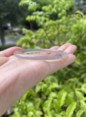 『青禾淑坊』天然玛瑙手镯 国风古典细圆条镯55mm