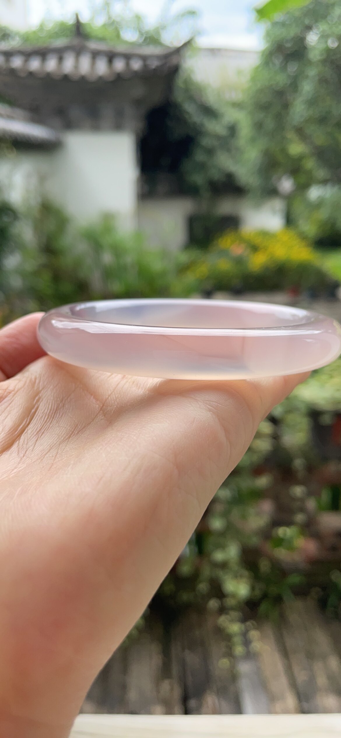 『青禾淑坊』天然玛瑙手镯 {有暗香盈袖}精品瑕疵古典圆镯 59.5MM