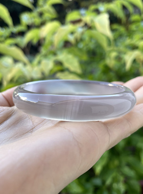 『青禾淑坊』天然玛瑙手镯  {天有风云常欲暮}  国风古典镯  54MM