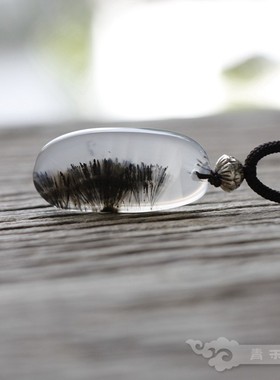 天然玛瑙古典玉石项链吊坠