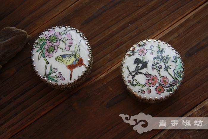『 青禾淑坊 』粉彩首饰盒 多款入胭脂盒 老九门二月红同款甄嬛传