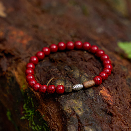 好运/庇佑正品晶体砂朱砂手链