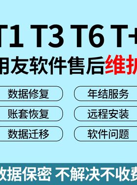 用友T3财务软件远程安装维护