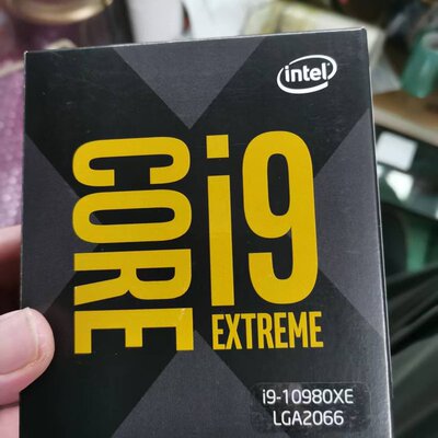 请议价-Intel英特尔i9-10980XE至尊版CPU，盒装未拆封