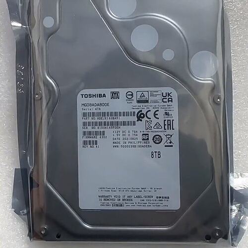 请议价-新全新0通电 Toshiba / 东芝 MG08ADA8